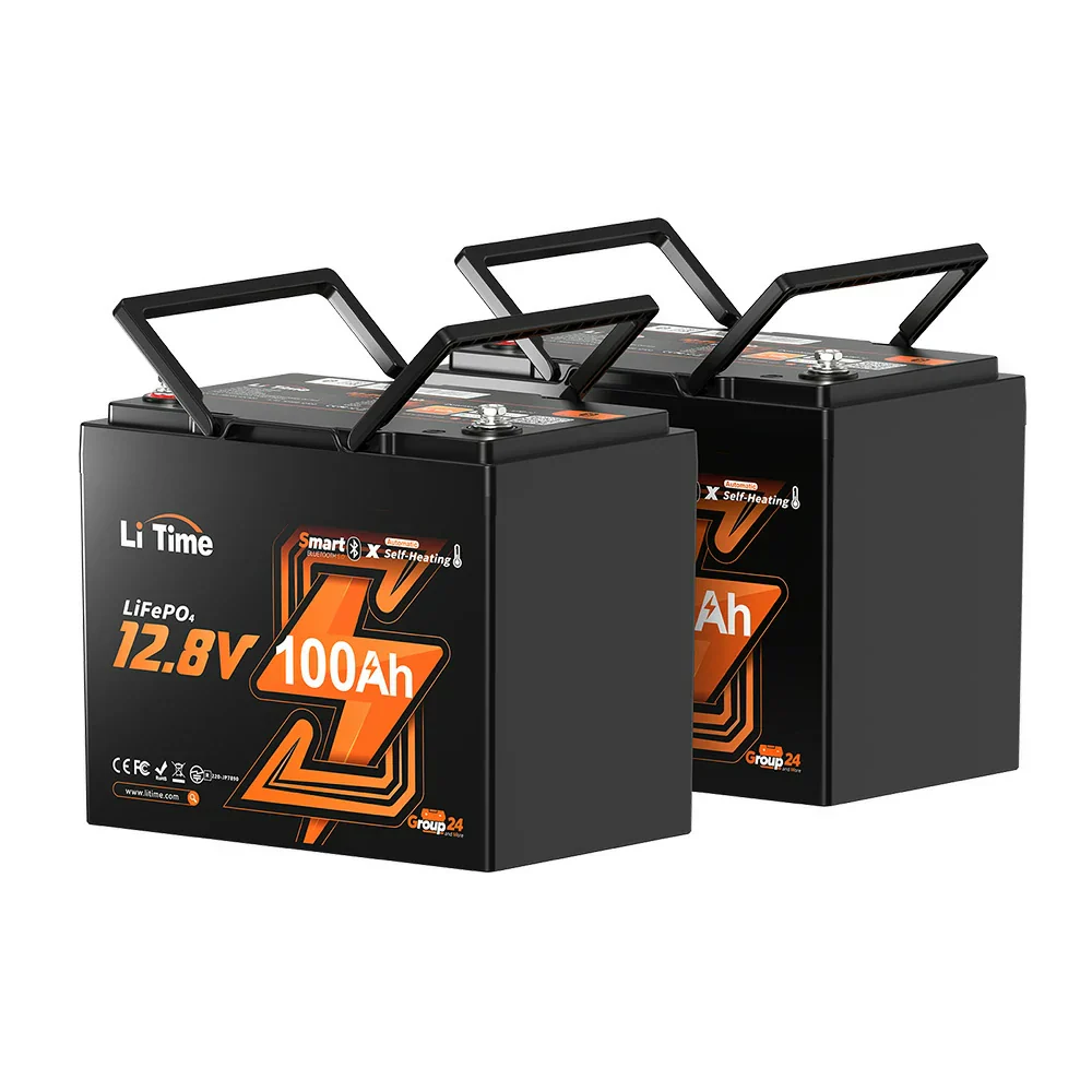 ✅Like new✅12V 100Ah Group 24 Bluetooth Lithium Battery with Self Heating - Image 12