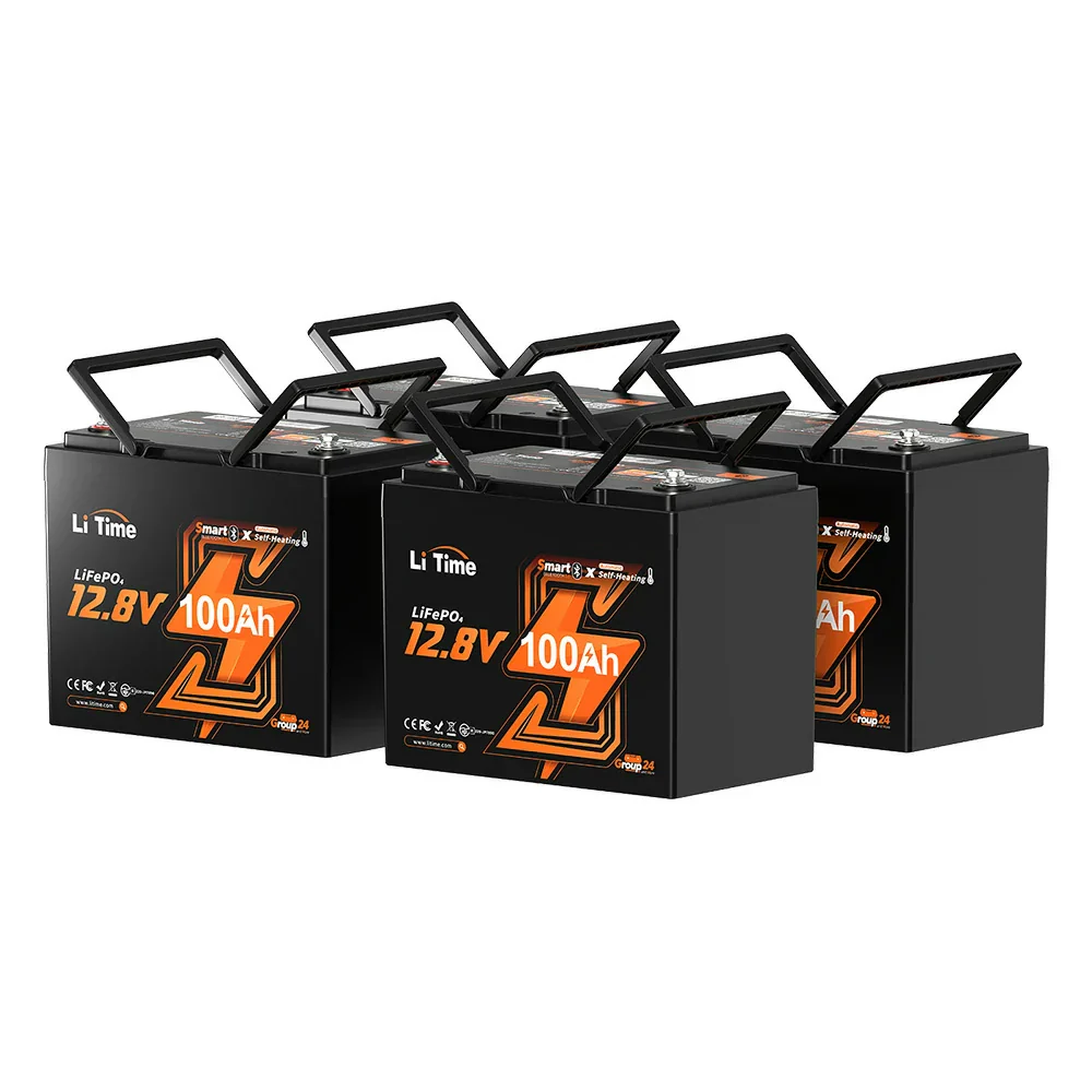 ✅Like new✅12V 100Ah Group 24 Bluetooth Lithium Battery with Self Heating - Image 14
