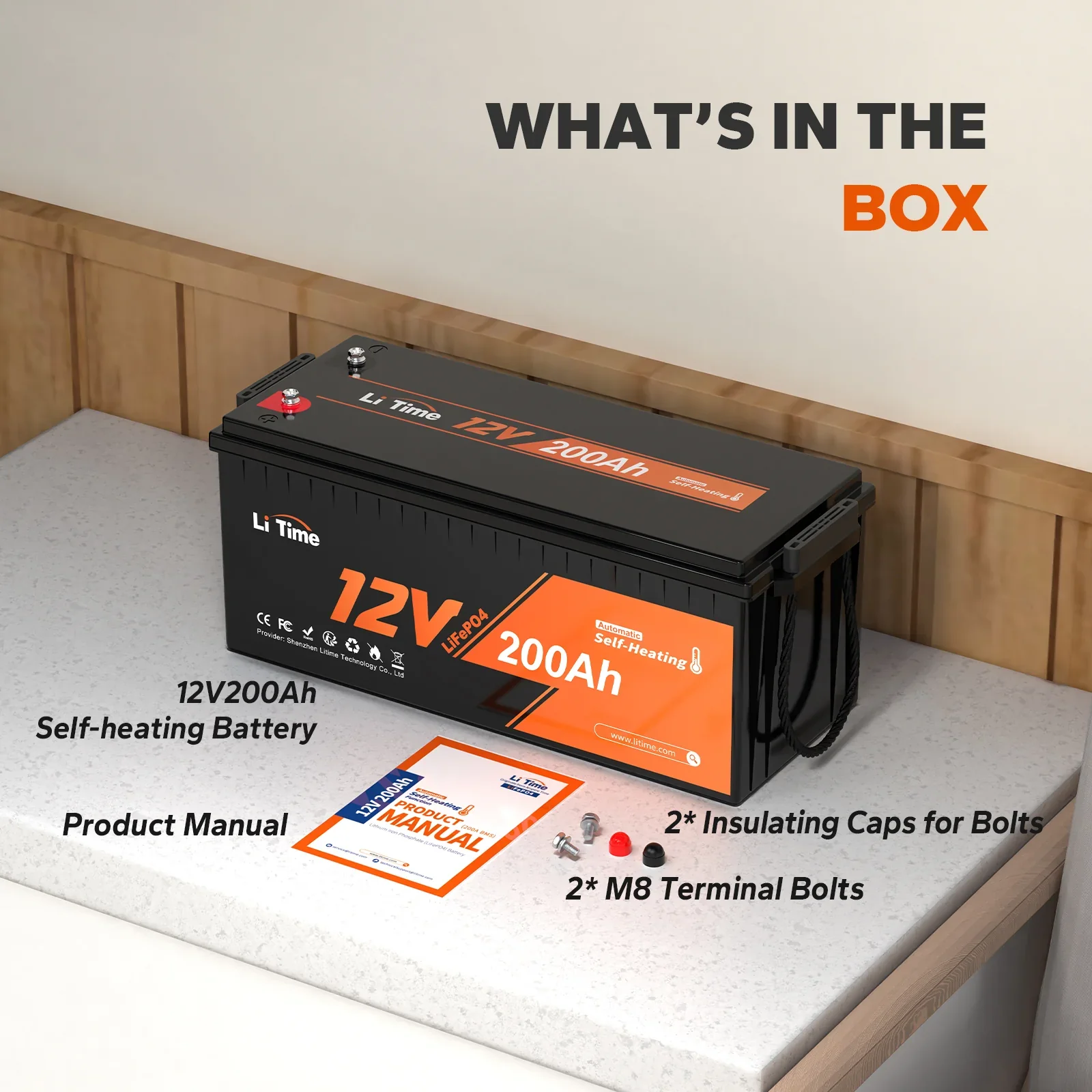 ✅Used✅LiTime 12V 200Ah Self heating Lithium Battery - Image 10