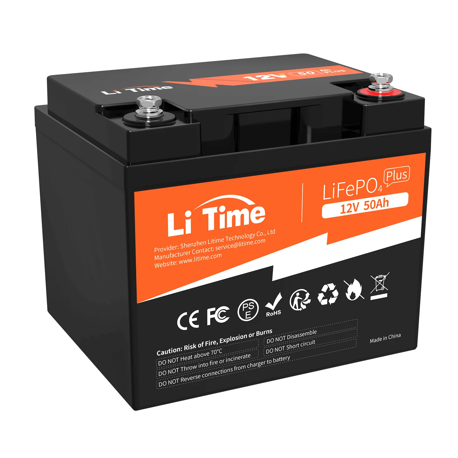 ✅Used✅LiTime 12V 50Ah LiFePO4 Lithium Battery