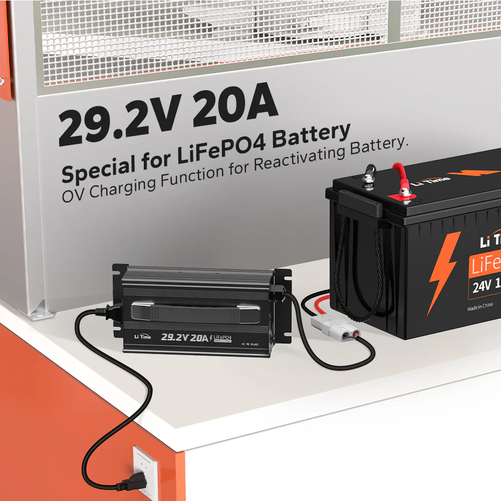 LiTime 24 (29.2) Volt 20A Mountable Lithium Battery Charger - Image 5
