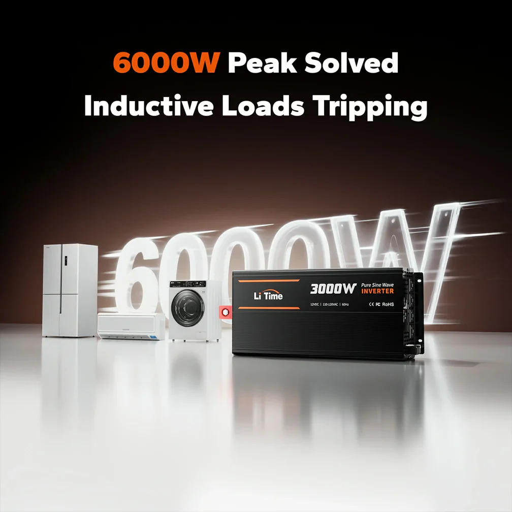 LiTime 3000 Watt 12V Pure Sine Wave Inverter - Image 6