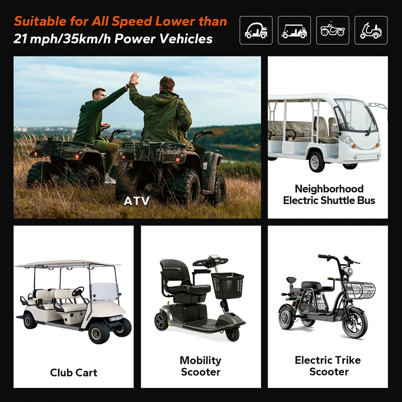 LiTime 36V 60Ah Lithium Golf Cart Battery - Image 3