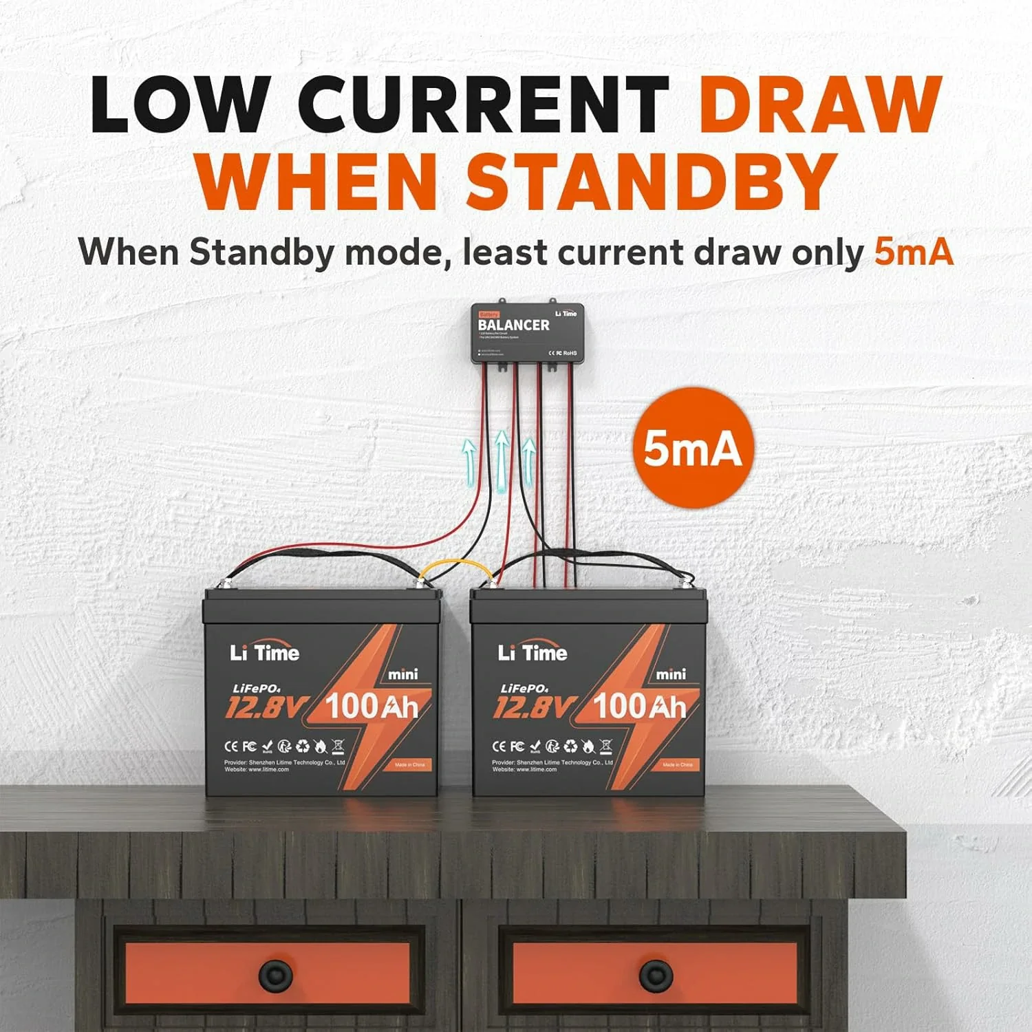 LiTime 48V Battery Balancer for 24V/36V/48V Battery Bank - Image 3