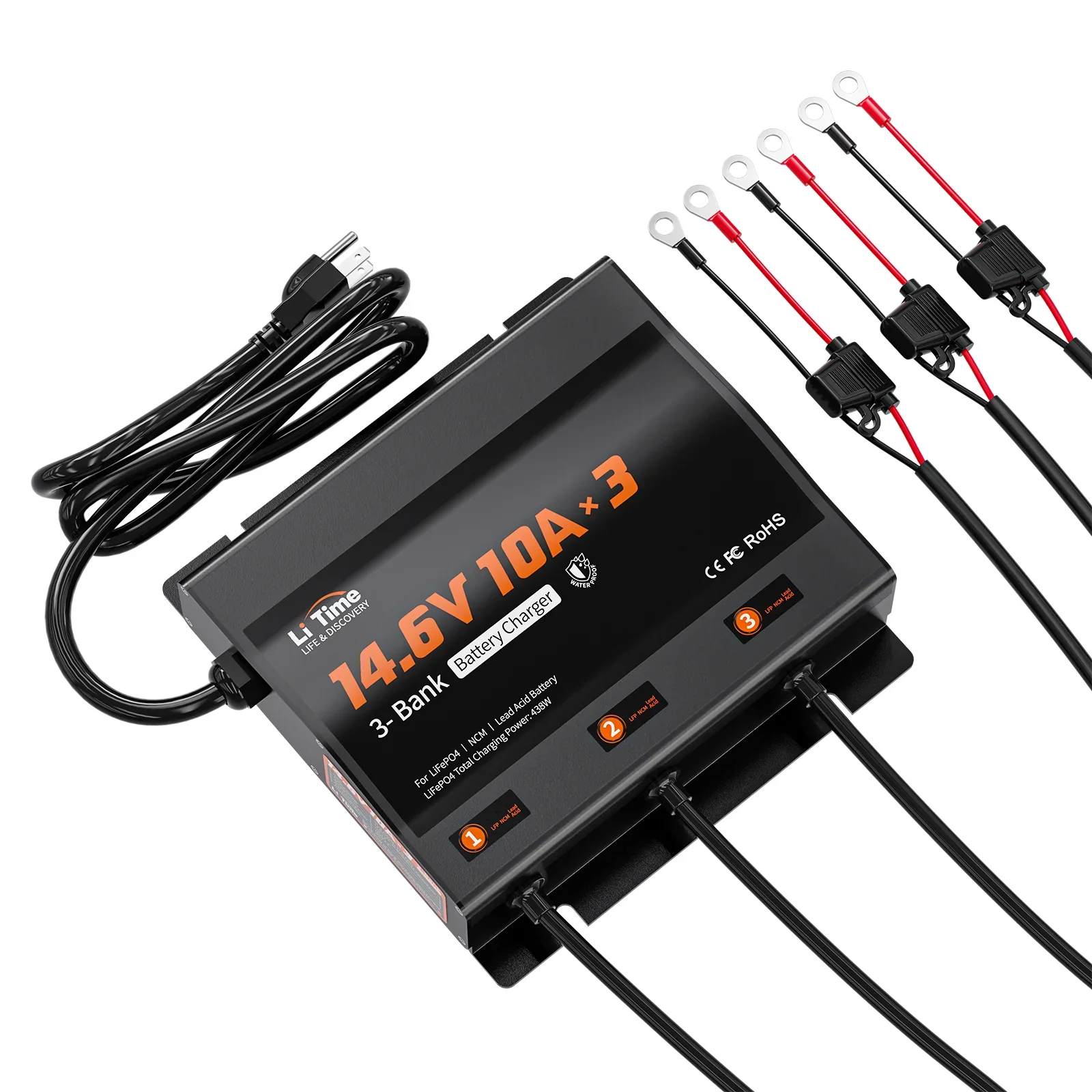 ✅Like new✅LiTime Lithium Battery Charger/ Accessories - Image 28