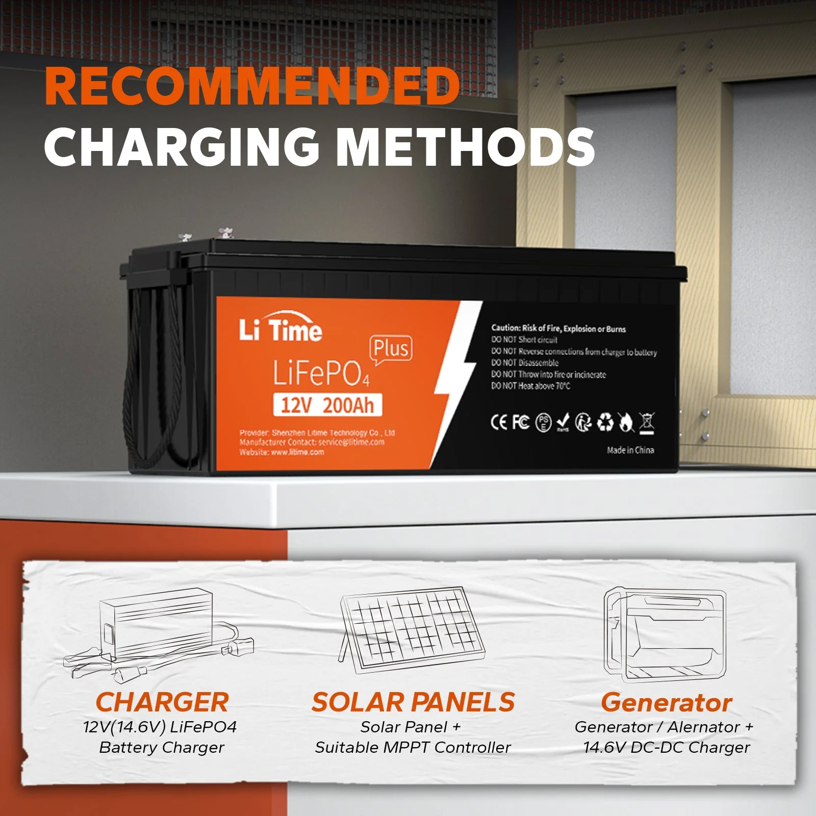 ✅Used✅LiTime 12V 200Ah Plus LiFePO4 Lithium Battery - Image 6