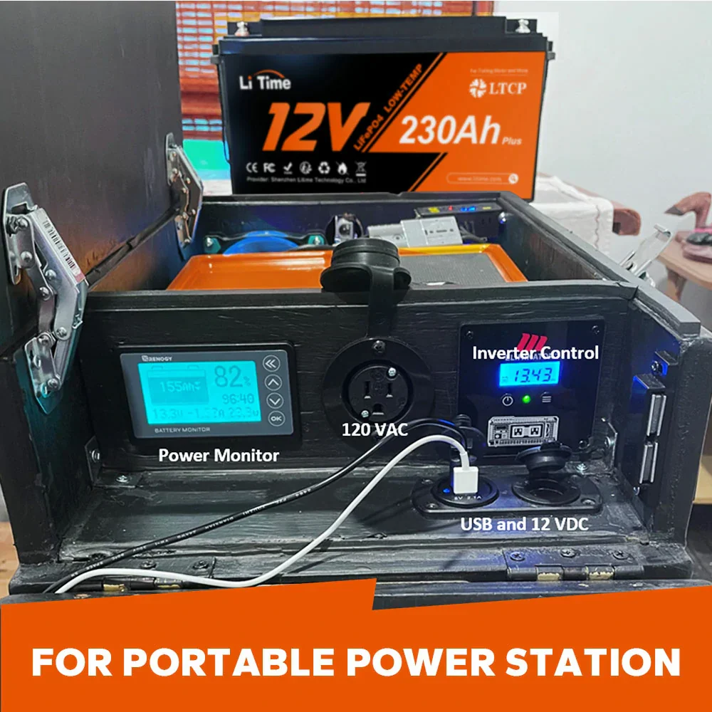 LiTime 12V 230Ah Plus Deep Cycle Battery With Low-Temp Protection - Image 10