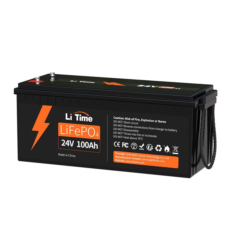 ✅Used✅LiTime 24V 100Ah Lithium Battery